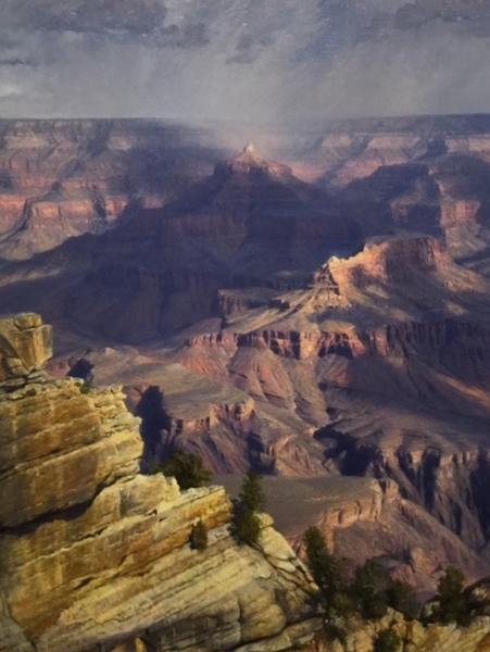 Original Painting, In Media Res by Curt Walters