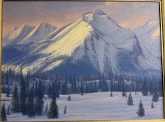 Original Painting, January's Lucence by Curt Walters