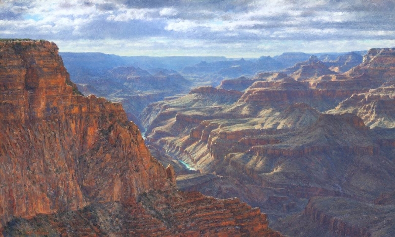 Original Painting, An Audience of Immortals by Curt Walters