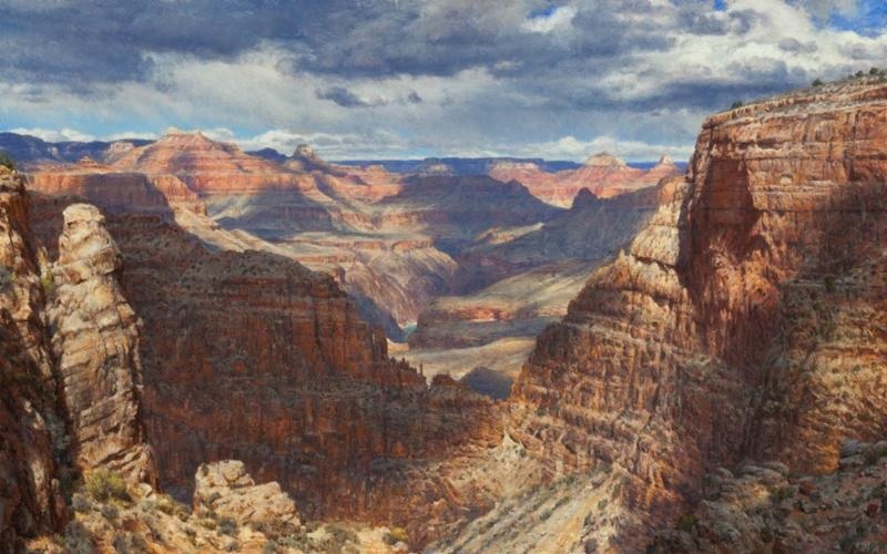 Original Painting, Cathedral Gap by Curt Walters