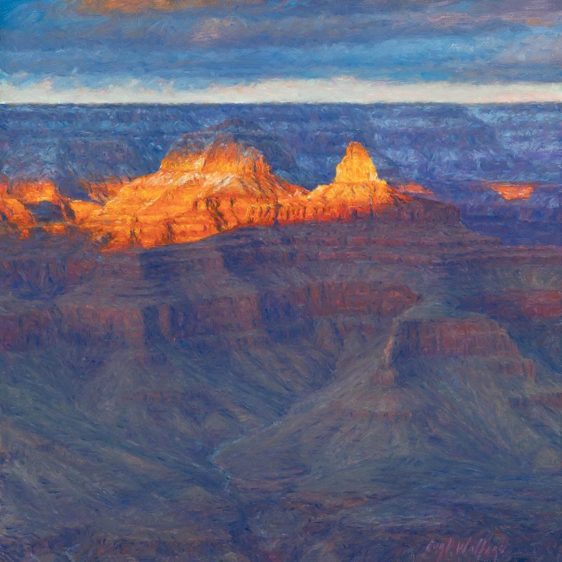 Original Painting, January's Lucence by Curt Walters