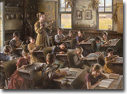 Country Schoolhouse by Morgan Weistling
