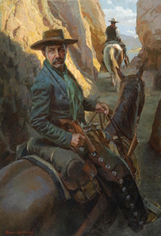 Original Painting, A Narrow Pass by Morgan Weistling