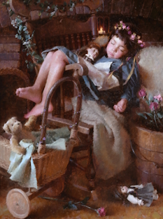 Original Painting, Dreamer by Morgan Weistling