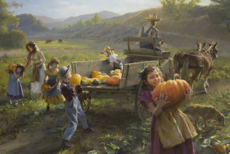 Original Painting, End of Harvest
 by Morgan Weistling
