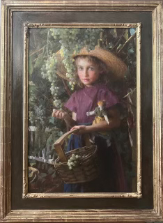 Original Painting, Vineyard Girl
 by Morgan Weistling