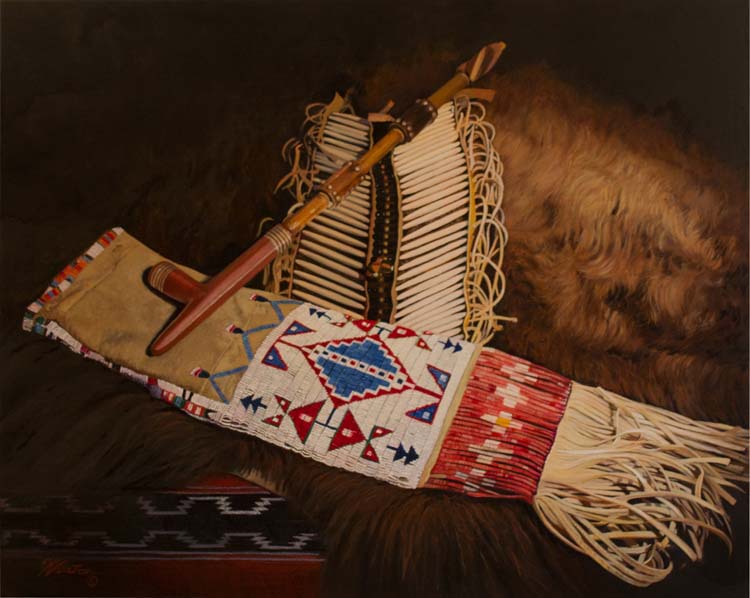 Original Painting, The Ceremony by J.E. Weston