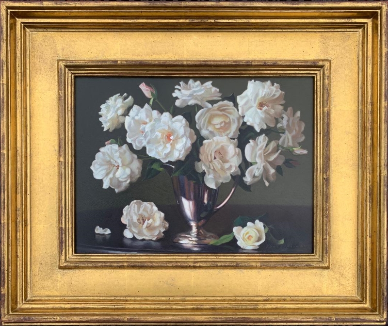 Original Painting, Roses by Evan Wilson