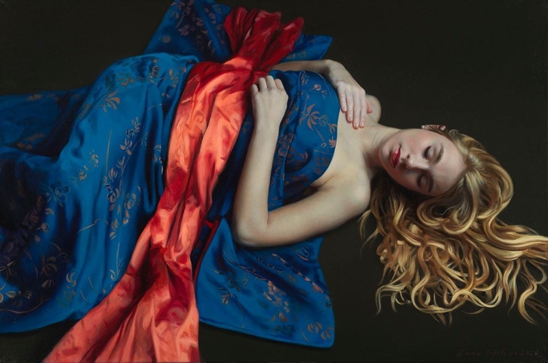 Original Painting, The Persimmon Sash
 by Evan Wilson